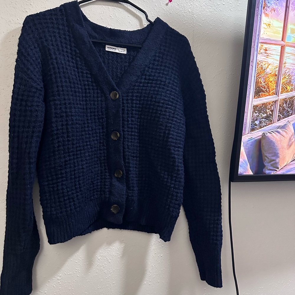 Sonoma Navy Blue Women's Cardigan